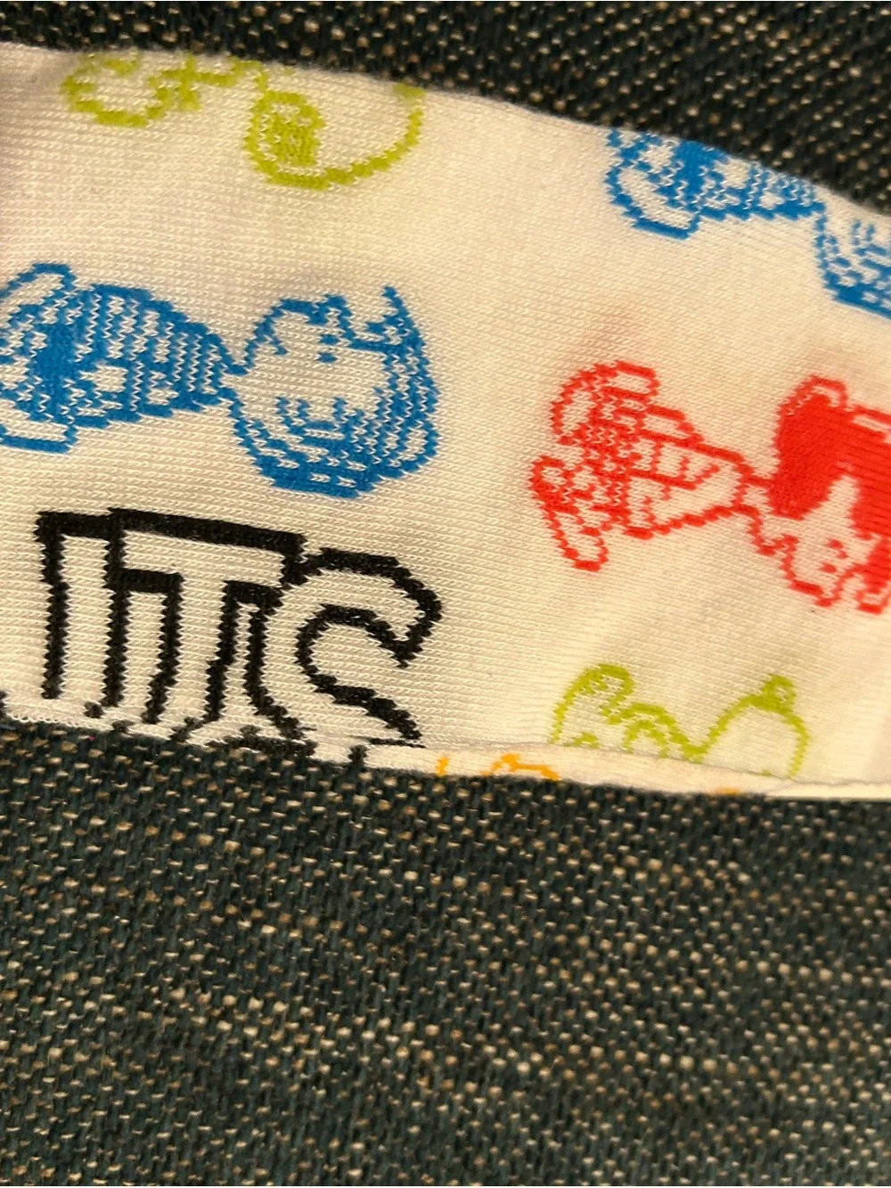 Peanuts Kids White Socks with Multicolor Character Prints